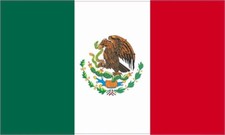 Mexico Mexican Flag Automobile Bumper Sticker Decal 5 X 3 - Buy 3 Save More