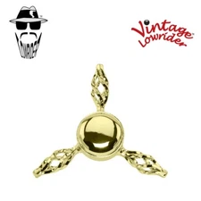 F&R ORIGINAL LOWRIDER KNOCK-OFF BICYCLE GOLD UNIVERSAL WHEEL THREADLESS PART