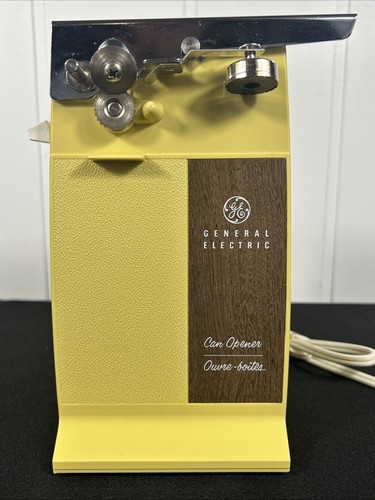 Vtg General Electric Harvest Yellow Electric Can Opener EC24JH New/Like New - Picture 2 of 24