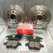 FITS AUDI TT 1.8 TFSI 2015-2018 REAR DRILLED & GROOVED DISCS 272MM & TRW PADS