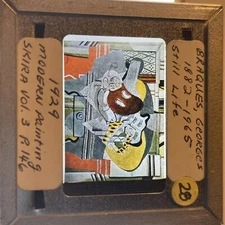 Georges Braque "Still Life" 35mm Cubism French Modern Art Slide