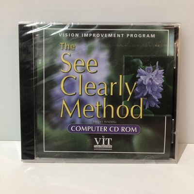 The See Clearly Method - Vision Improvement Program Computer CD ROM (2002, New)