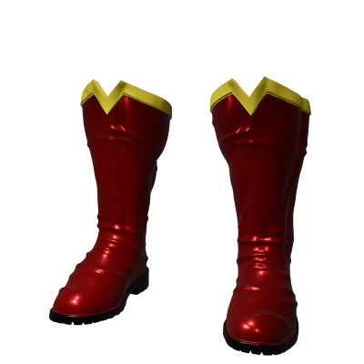 1/10 Scale Action Figure Boots: Super Steel Man (Rebirth)