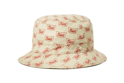 BRIXTON STITH BUCKET HAT NEU VANILLA-CARDINAL GR: M 58 CM 7 1/4 BRIXTON