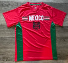 MEXICO MENS FOOTBALL SOCCER FUTBOL ALT red JERSEY SIZE Medium Chicharito Ochoa 