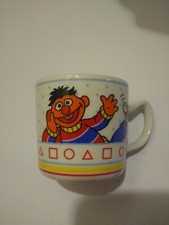 Sesame Street Porcelain Cup, Bert Ernie, Child's Mug, JMP Marketing, Japan