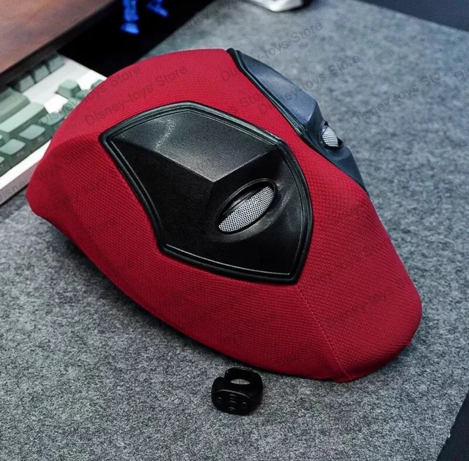 Dead-Pool Mask Light Up Eyes Remote Control Eyes Helmet Masks Props Gift - Image 3 of 4