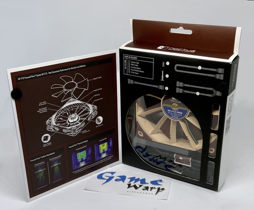 NOCTUA NF-F12 PWM 120mm Ventola Silenziosa PREMIUM - 5V - 1500 rpm - NUOVA