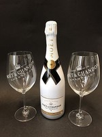 Moet Chandon Ice Imperial Champagner 0,75L 12% Vol + 2 Ice Imperial Glas GläSer