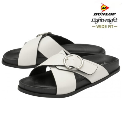 DAMEN KOMFORT SOMMER STRAND FUSSBETT SLIPPER FLACH WEIT PANTOLETTEN SLIDER SANDALEN GRÖßE