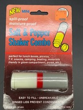 Mid century, new stock in package, salt/ pepper shaker, made in USA