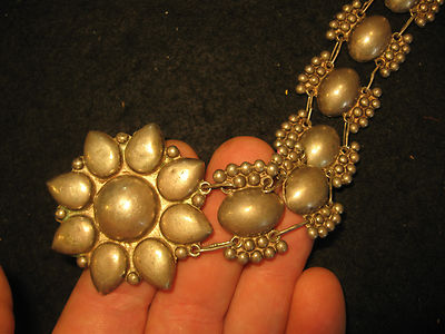 Vintage Old Pawn Mexico Sterling Silver Belt Section, Jewelry