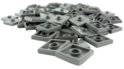 Lego 100 dunkelgraue Fliesen 2 x 2 mit Nocke 87580 Neu Fliese dark bluish gray 