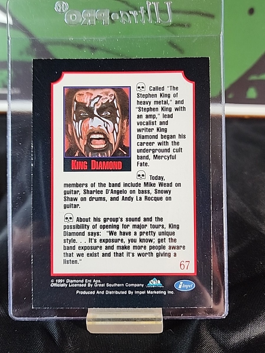 Mega Metal King Diamond #67 Collector Trading Card | eBay