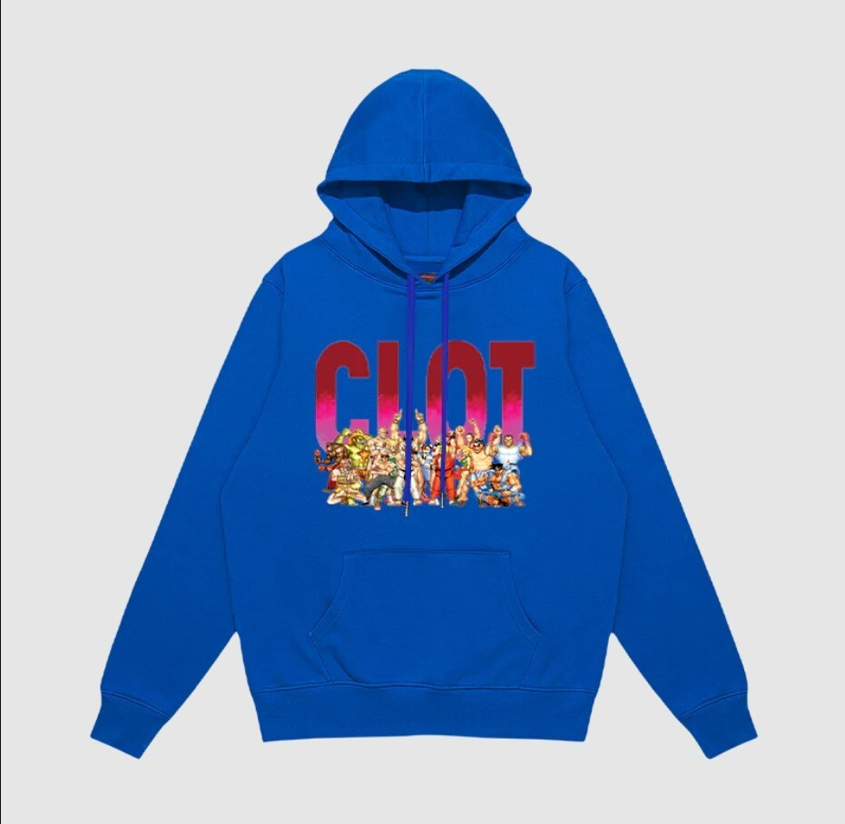 Clot x Street Fighter Arcade1up M/L/XL Pullover Hoodie