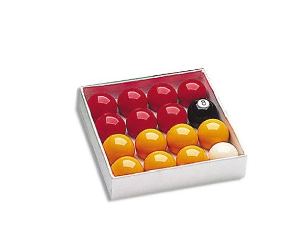 Billes Pool 50,8 mm BCE jeu de billard jaune et rouge pour table 8-pool