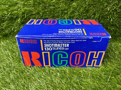 RICOH Shotmaster 130 Super QD 35mm Camera AF MULTI ZONE Point Shoot  UNTESTED