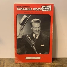 NOSTALGIA DIGEST and RADIO GUIDE MAGAZINE Red Skelton December 1984 - January 85