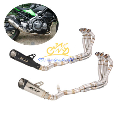 For Kawasaki Z900 2017-2024 Motorcycle Full Exhaust Header Link Pipe Muffler Tip