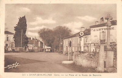 DEP 32 SAINT JEAN POUTGE LA PLACE ET ROUTE DE BAYONNE