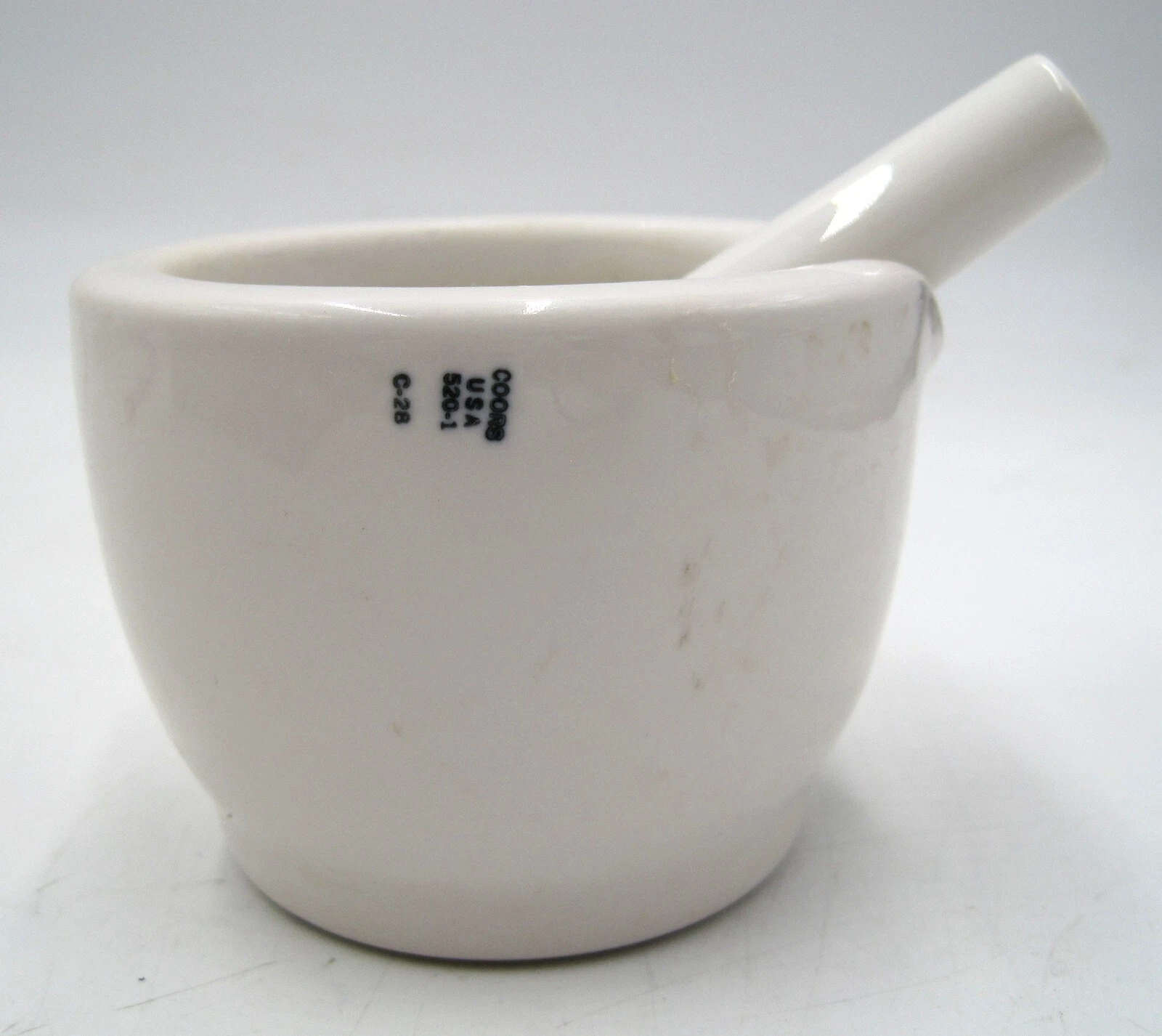Vintage Coors Pottery 520-1 Mortar and Pestle 3 1/2"