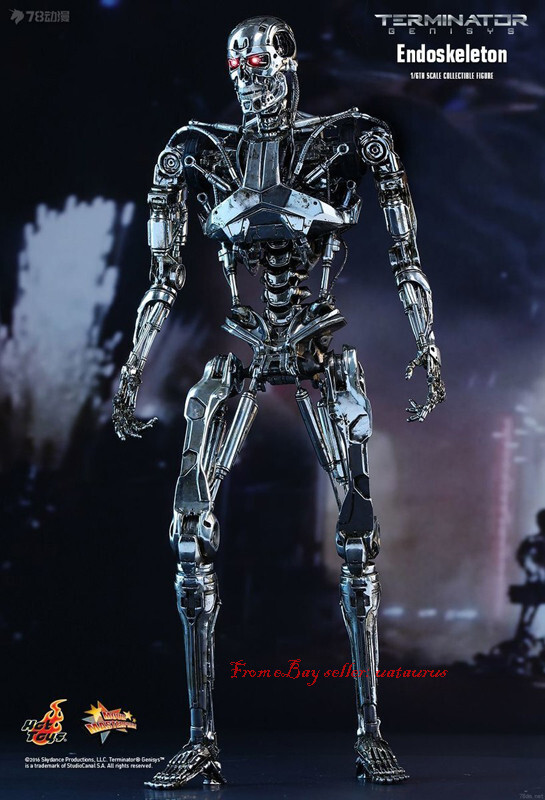 Perfect HotToys 1/6 Mms352 Terminator Genisys Endoskeleton In
