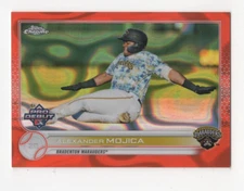 2022 TOPPS PRO DEBUT CHROME ORANGE LAVA REFRACTOR 9/25 ALEXANDER MOJICA MARAUDER