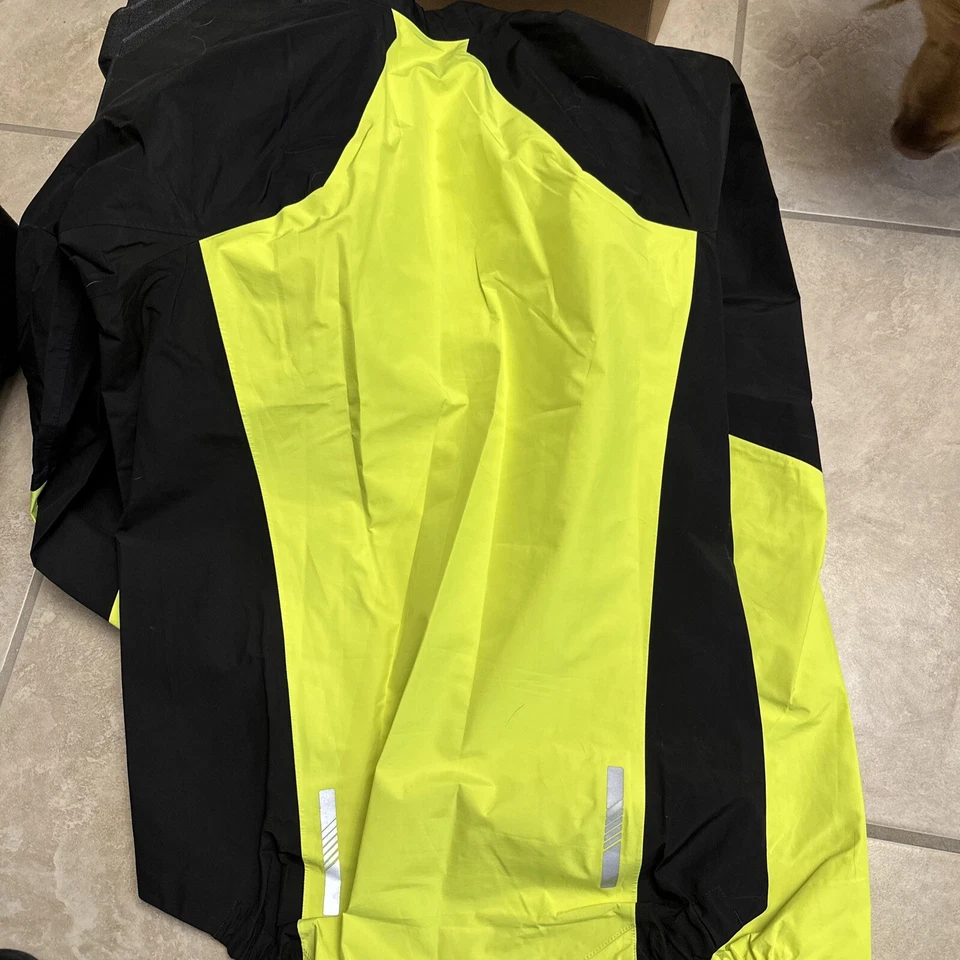 Pearl Izumi Men's Elite Soft Shell Jacket Flourescent Yellow, Size Small Cycling - Image 2 of 2