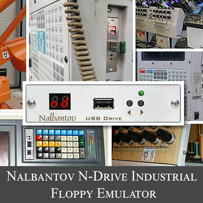 Nalbantov USB Floppy Disk Drive Emulator N-Drive Industrial for Acu rite Mill