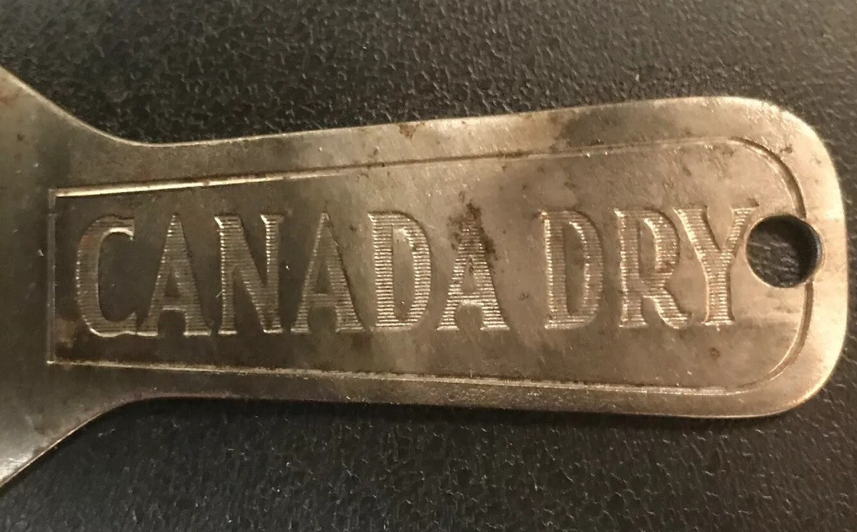 Vintage SODA ADVERTISING Bottle Opener CANADA DRY Ginger Ale