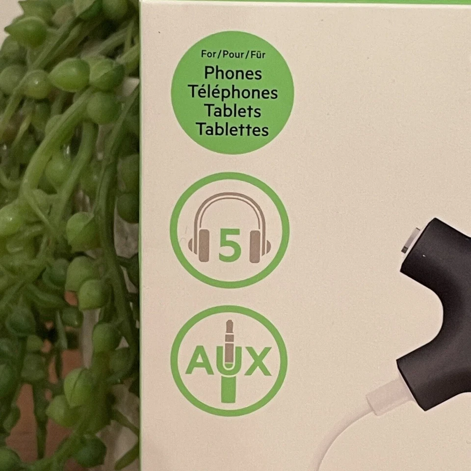 Cable de audio Belkin F8Z274BTBLK 3,5 mm 5 x 3,5 mm negro Rockstar cable auxiliar NUEVO Foto 4 de 4