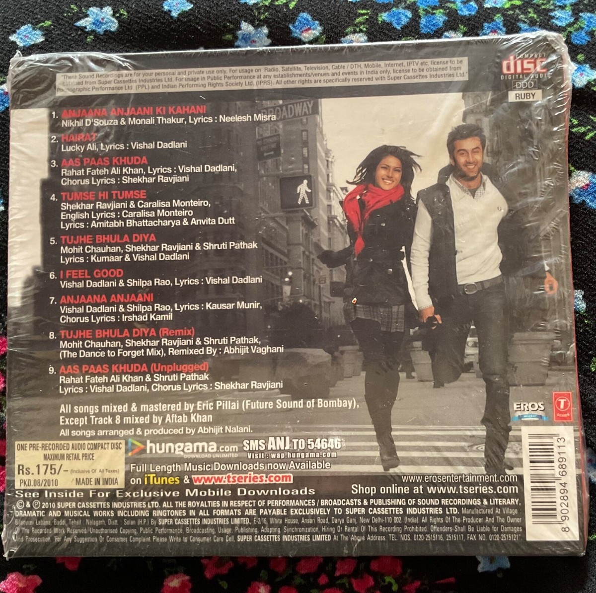 ANJAANA ANJAANI Bollywood soundtrack Hindi CD vishal shekhar