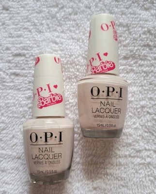    Lot Of 2 O.P.I. Nail Lacquer Barbie Movie B013  Bon Voyage To Reality 