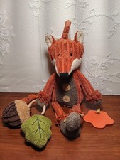 Jellycat Cordy Roy Fox Plush Activity Baby Toy Orange Corduroy Fall Lovey