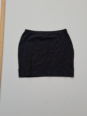 Ladies Skirt Primark Size 12 Elastic Waist Short Black 30155 UK