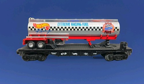 Remolque cisterna de combustible Lionel 1997 6-52130 O Hot Wheels coche plano  | Condition: Used