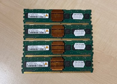 Qimonda 4x 1GB ECC RAM PC2-4200F-444-11 DDR2