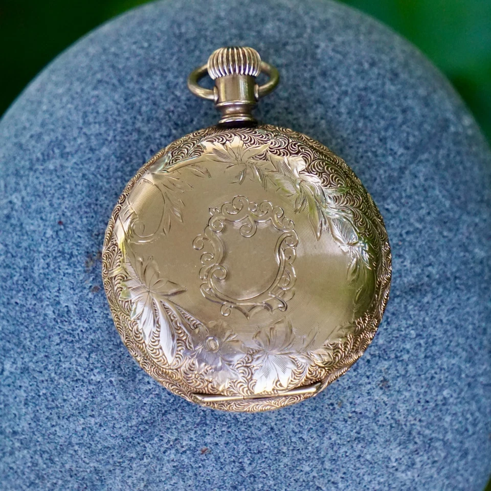 Waltham Pocket Watch c.1870 – Fahys Montauk Gold-Filled Hunter Case – Not Workin - Image 3 of 4