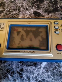 Nintendo Lot of 2 Game and Watch Fire, Partially Works Need Repair As-Is 