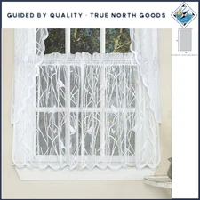 Kitchen Window Tier, Swag, Valance Curtain Treatment in Stylish Unique Patterns