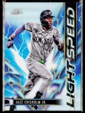 2025 Topps Chrome Cosmic #LS-17 Jazz Chisholm Jr. Light Speed