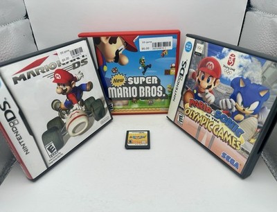 New Super Mario Bros Kart Party Sonic DS Nintendo Games LOT Bundle Collection