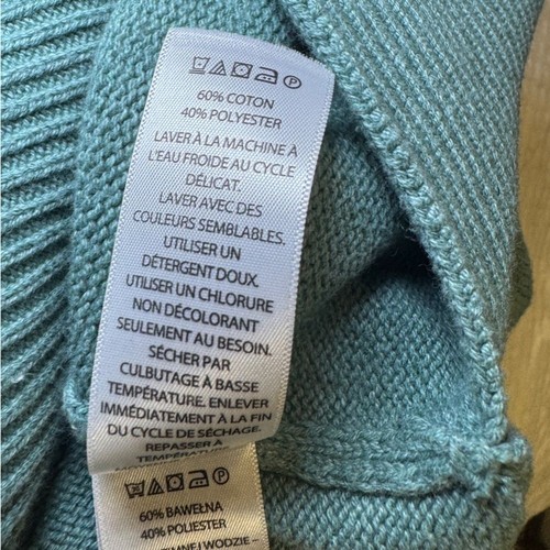 Tahari Sage Green Oversized Sweater Size XS - Picture 7 of 7