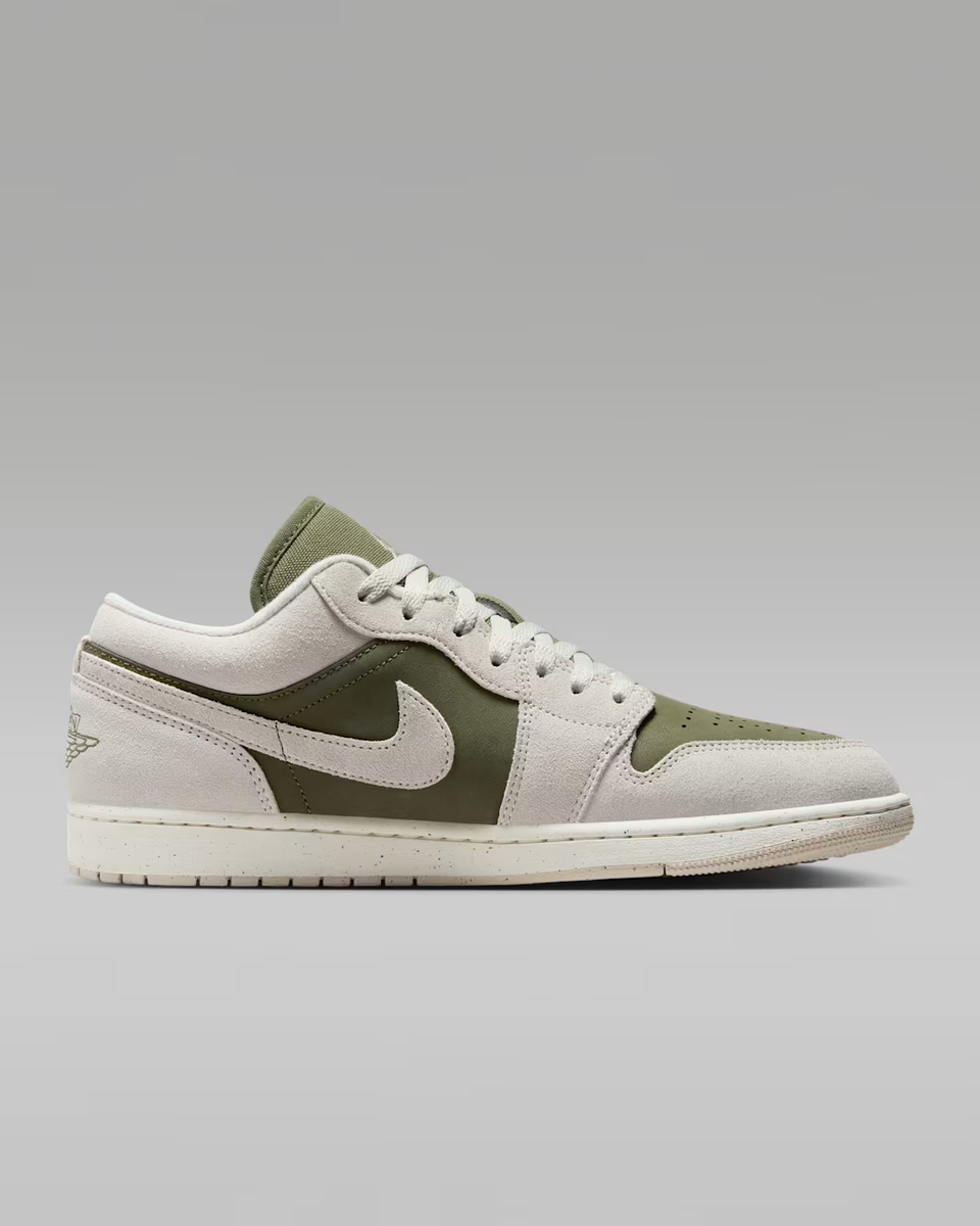 NIKE Air Jordan 1 Low SE HV4089 201 Medium Olive Sail Allwood 
