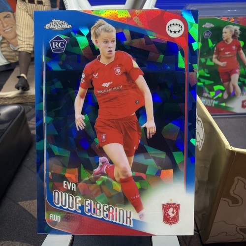 2025-26 Topps Chrome Sapphire UWCL Eva Oude Elberink Sapphire Rookie FC Twente