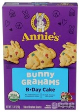 Annie's Organic Birthday Cake Bunny Graham Kids Snacks, 7.5 oz