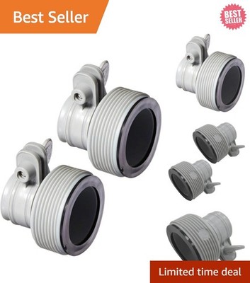 Intex Hose Conversion Adapter B Kit (Pair) Replacement Part 1 Pack, Gray
