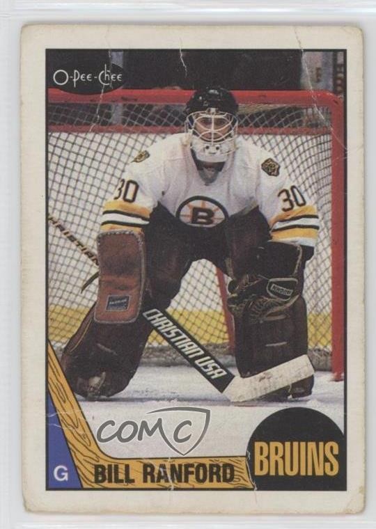 1987-88 O-Pee-Chee Bill Ranford #13 Rookie RC