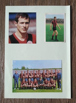A719 Ernst Abbe Eintracht Frankfurt Autogramm auf Sammelbild
