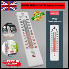 WALL THERMOMETER Indoor Outdoor Home Room Office Garden Greenhouse Temperature